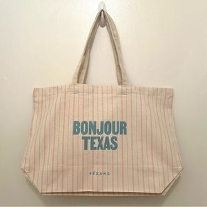 Sézane Bonjour Texas Tote Bag